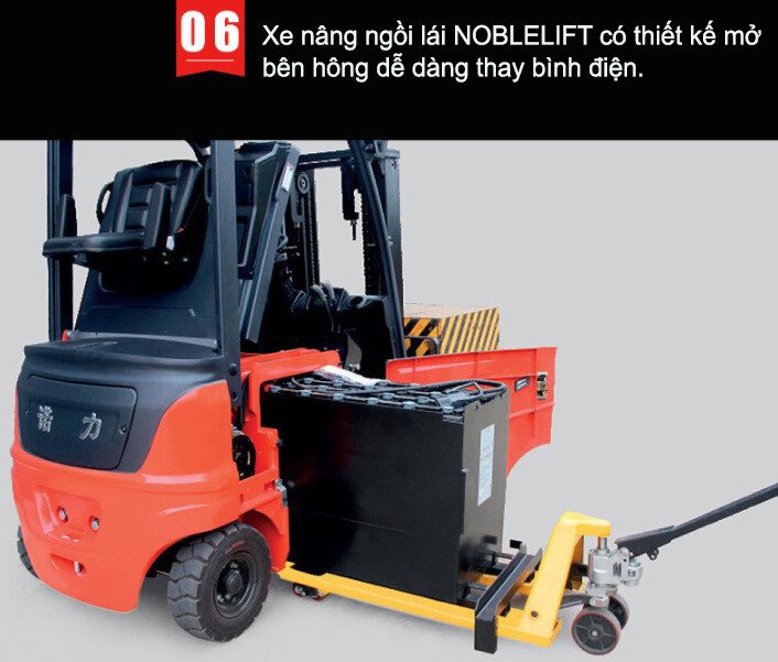 XE NÂNG NGỒI LÁI 2 TẤN - 2.5 TẤN FE4P20N-25N