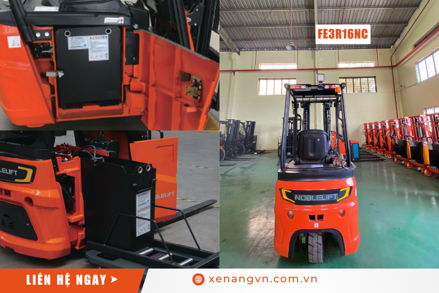 Xe nâng điện ngồi lái 2.5 tấn CPD25 Noblelift