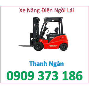 XE NÂNG ĐIỆN NGỒI LÁI 4 BÁNH 2000KG CAO 4M