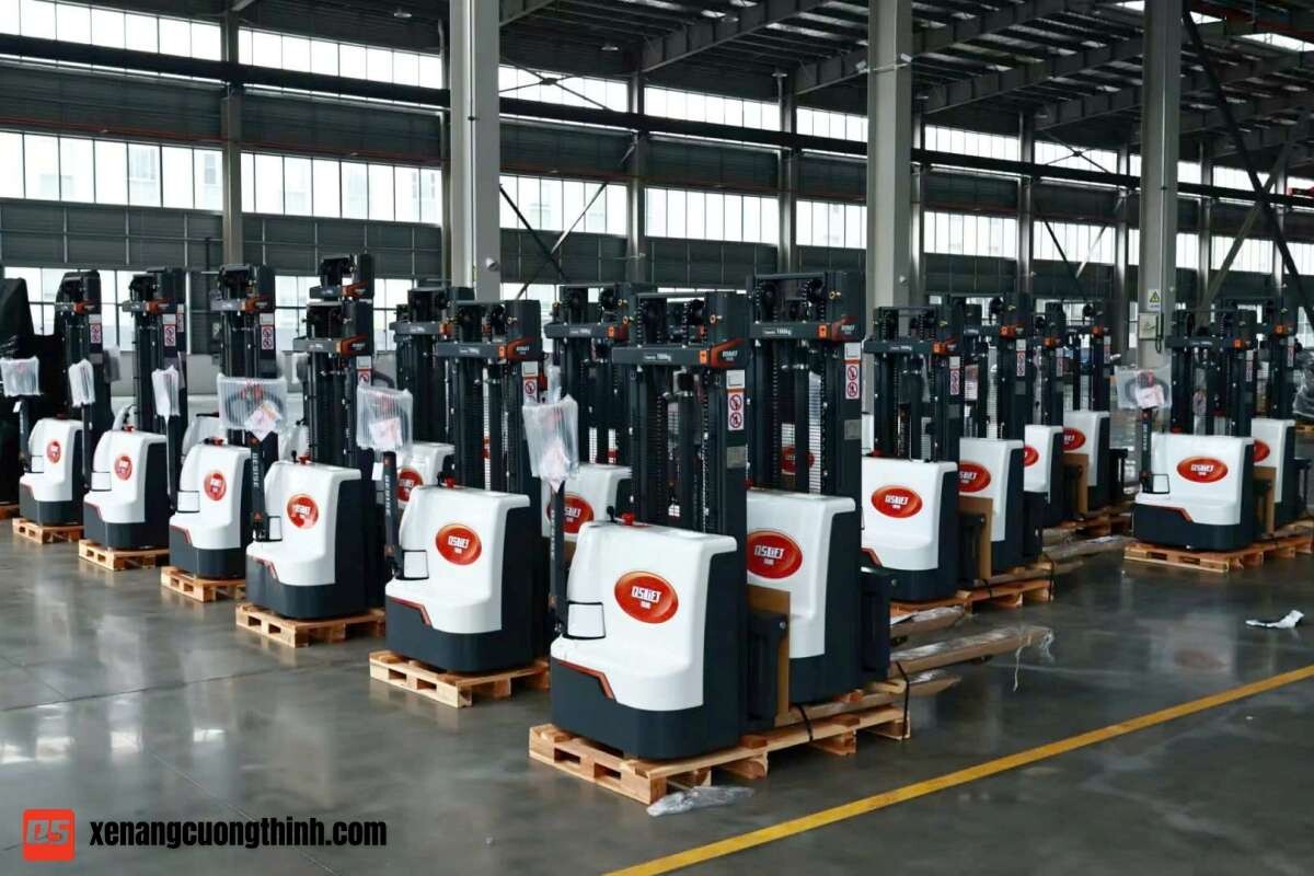 Mua xe nâng điện Stacker Chính Hãng - Giá Tốt tại Xe nâng Cường Thịnh