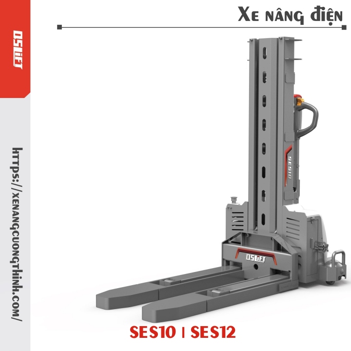 Xe nâng tự leo 1 Tấn | Xe nâng điện QSLift SES10