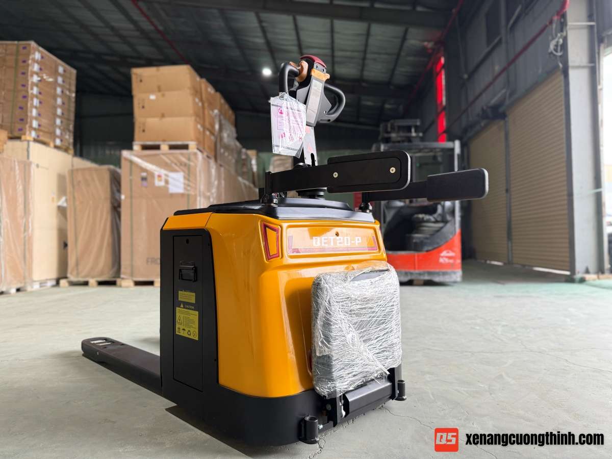 Xe Nâng Điện Thấp 2 Tấn Công Suất Cao - Option Lithium - Có Bệ Lái