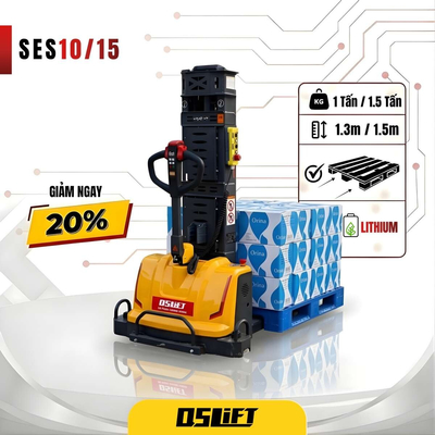Xe Nâng Điện Tự Leo 1 Tấn - 1.5 Tấn | SES10/15