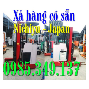 Xe nâng điện, , xe nâng điện đứng lái qua sử dụng Nichiyu- Japan