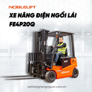 Xe nâng điện ngồi lái 2 tấn Lithium