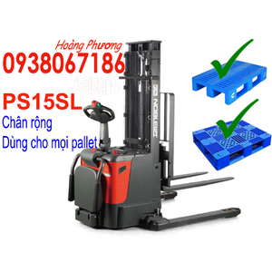 XE NÂNG ĐỨNG LÁI 1.5 TẤN CHÂN RỘNG - PS15SL