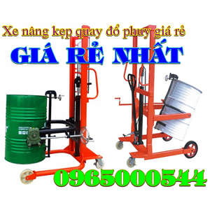 Xe nâng kẹp quay đổ phuy 350 kg hiệu Noveltek