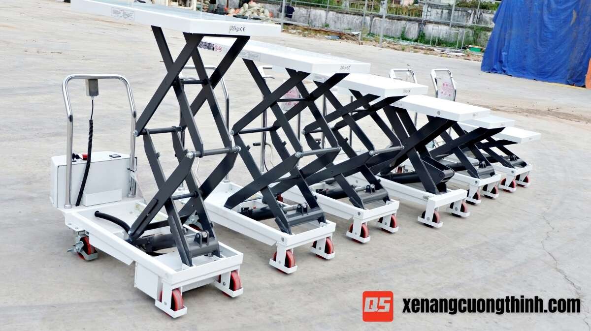 Xe nâng mặt bàn