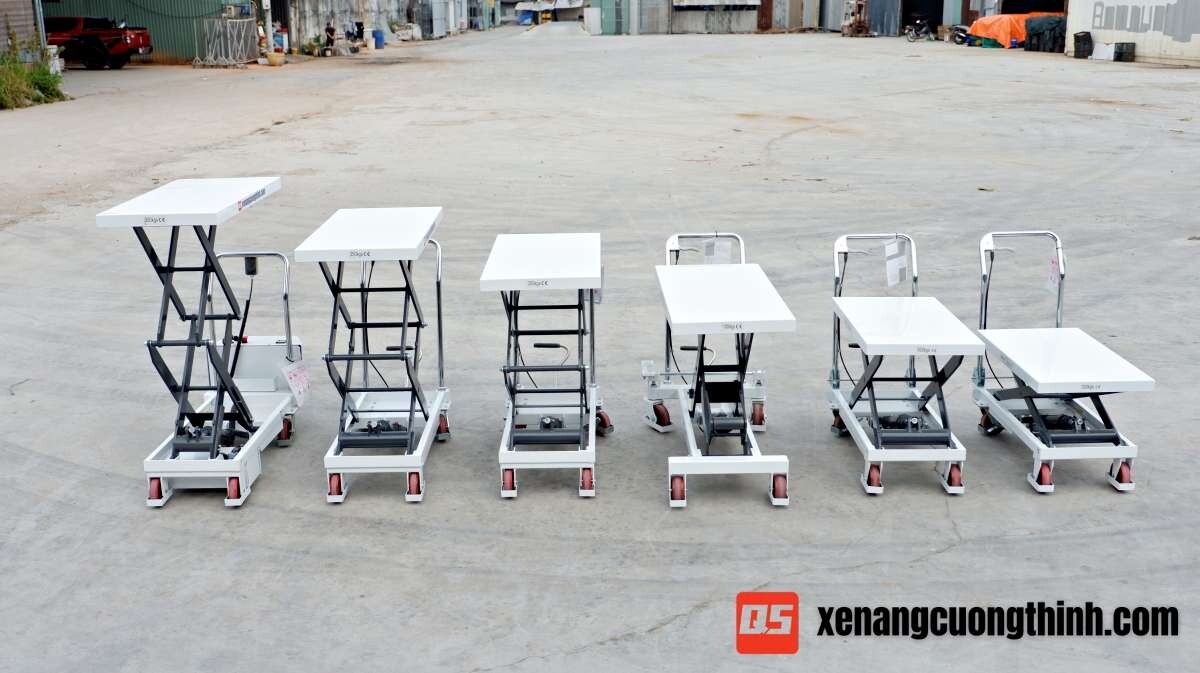 Xe nâng mặt bàn