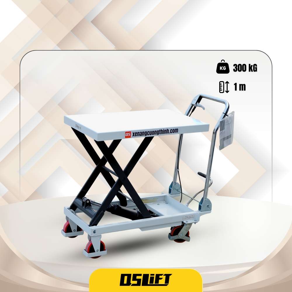 Xe Nâng Mặt Bàn 300Kg TF30 | Giá Rẻ Nhất 2024 | Xe nâng Cường Thịnh