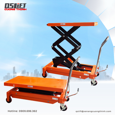 Xe nâng mặt bàn 350kg - cao 1.3 mét | Noblelift TFD35