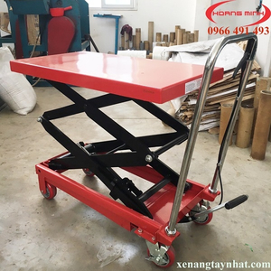 XE NÂNG BÀN 350KG NÂNG CAO 1 MÉT 3