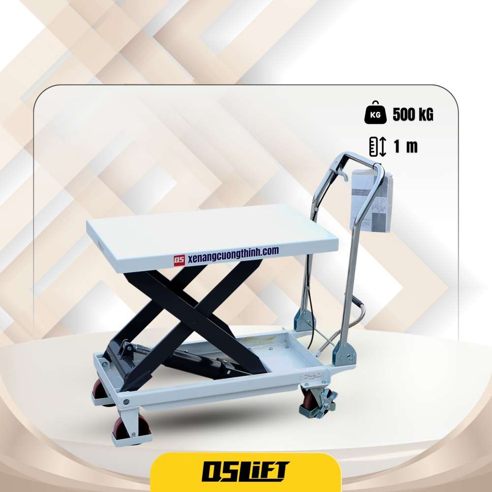 Xe Nâng Mặt Bàn 500Kg TF50 ✔Giá tốt nhất | Xe nâng Cường Thịnh