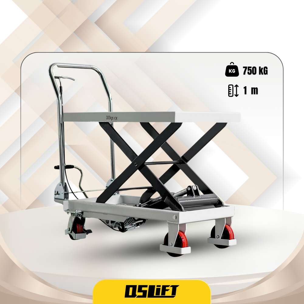 Xe nâng mặt bàn 750Kg TF75 | Xe nâng Cường Thịnh