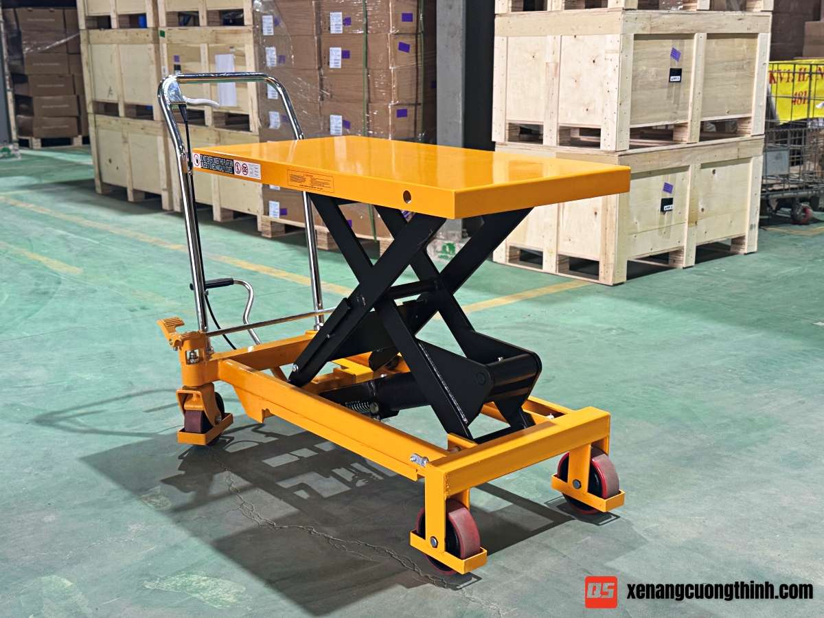 Xe Nâng Mặt Bàn 750Kg TF75 | Xe Nâng Cường Thịnh
