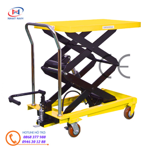 Xe nâng mặt bàn 500kg nâng cao 1500mm model PTS500