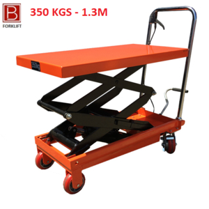 Xe nâng mặt bàn tải trọng 350kg Model WP350 nâng cao 1.3 m