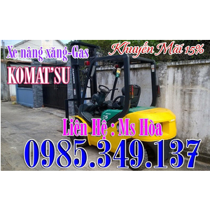 Xe nâng ngồi lái Xăng - Gas KOMATSU