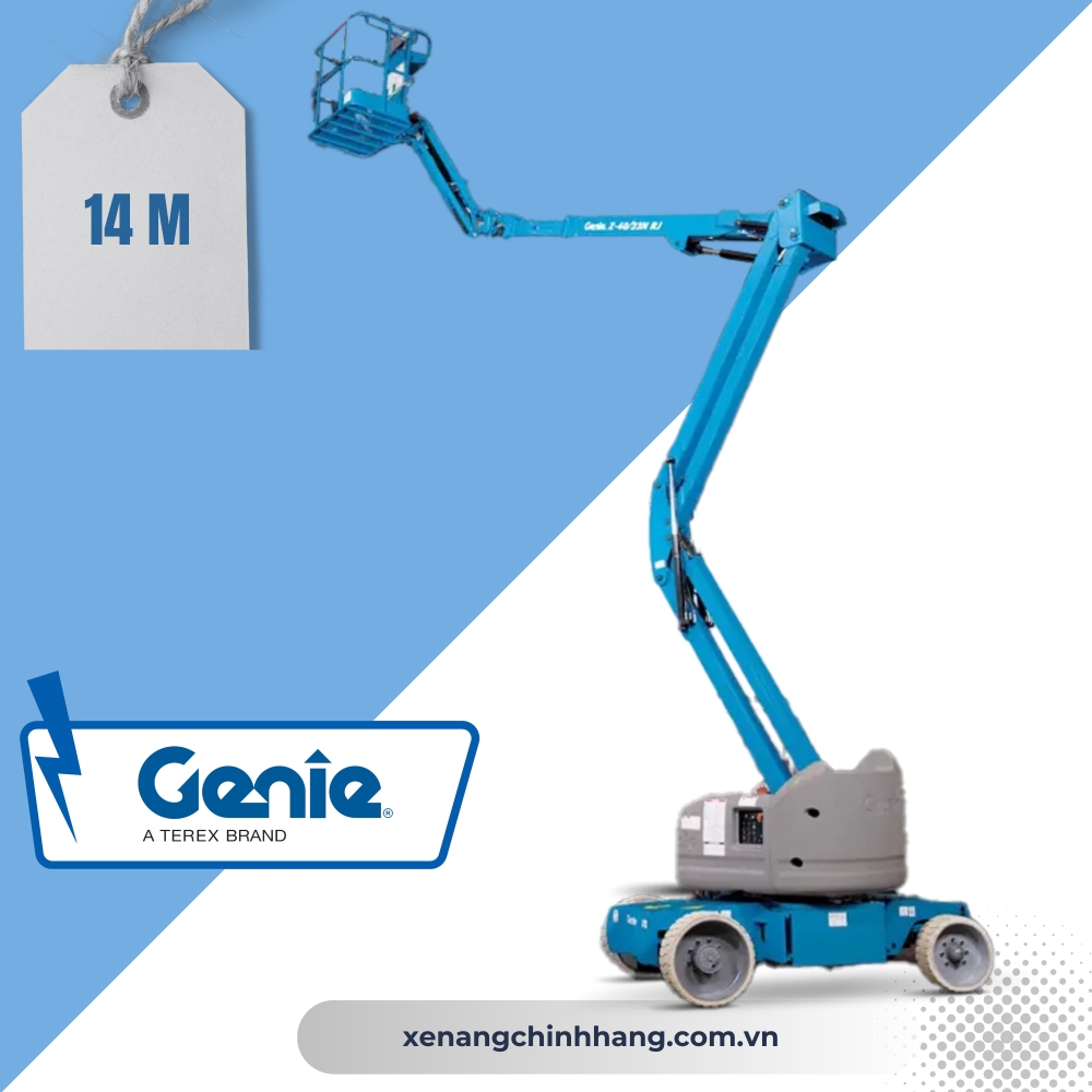 Xe nâng người 14m Boomlift dạng Z-boom Genie Z40
