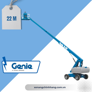 Xe nâng người 22m Boomlift dạng Z-boom Genie Z65HF