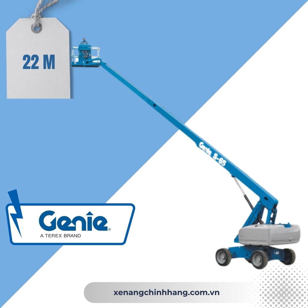 Xe nâng người Boom Lift (S-Boom) 22m Genie S65-HF