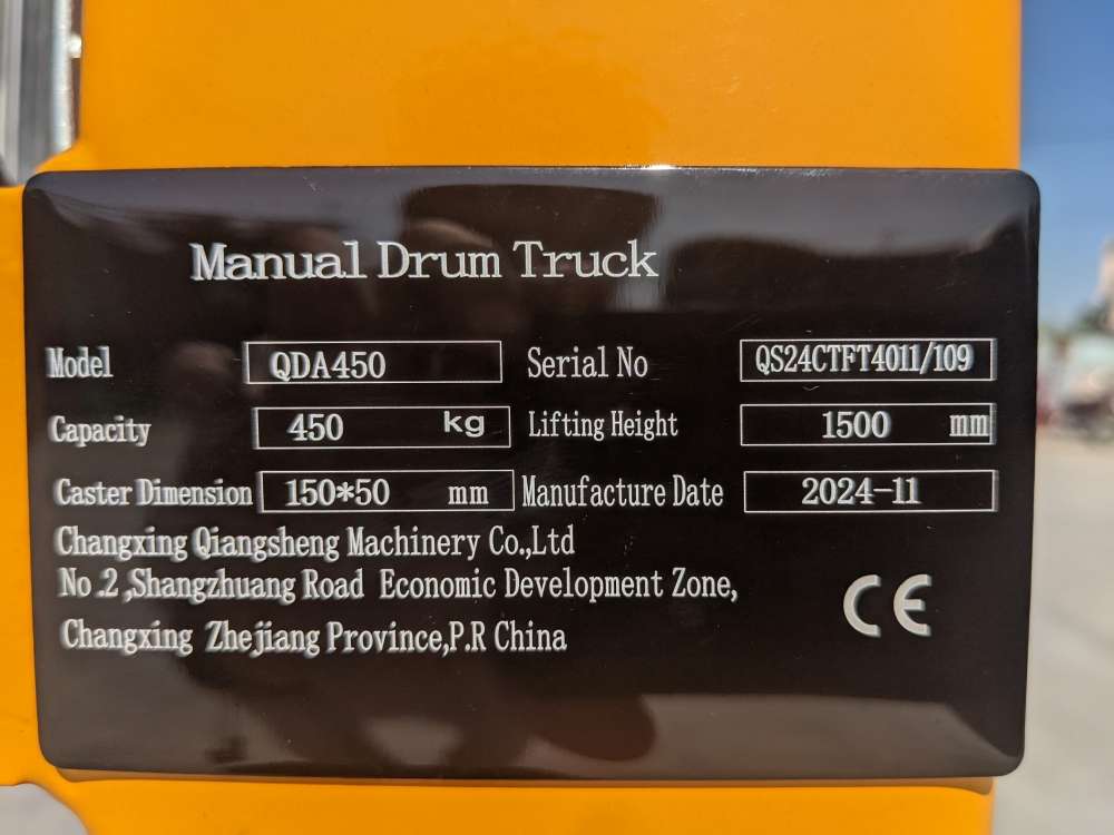 Nhãn hàng hóa xe nâng tay