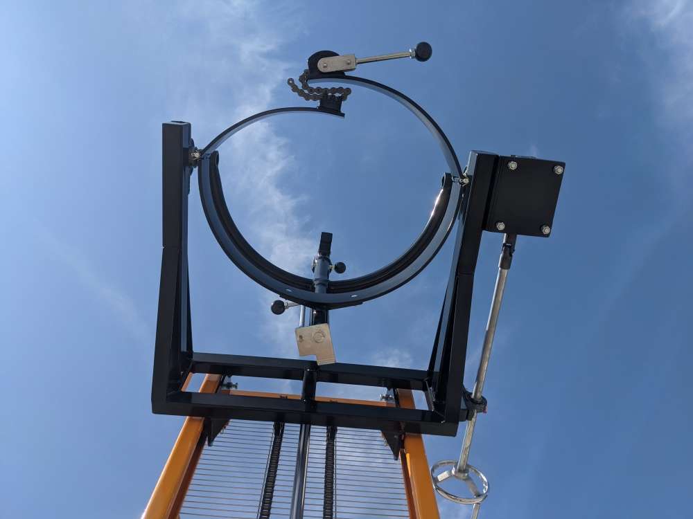 Xe nâng thùng phuy bằng tay, có quay đổ QSLift QDA450