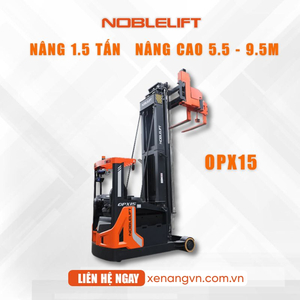 Xe nâng Reach Truck kho hẹp 1.5 tấn OPX15 Noblelift