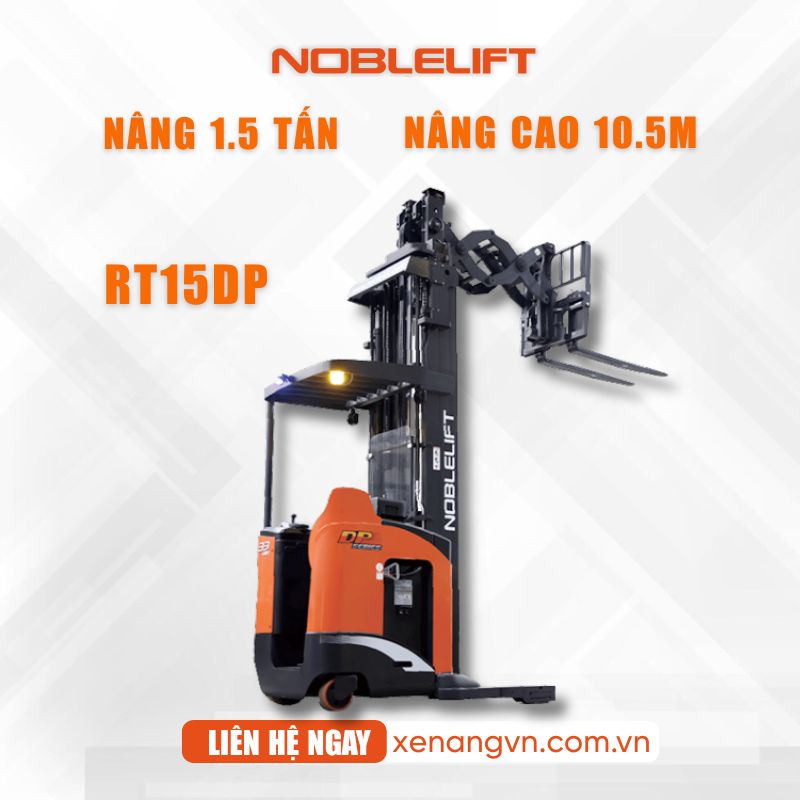 Xe nâng điện Reach Truck RT15DP Noblelift