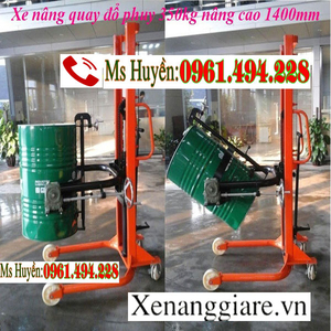 Xe nâng rót thùng phuy 350 kg COTO.35/1m4 giá rẻ tại Hà Nội và Hồ chí Minh