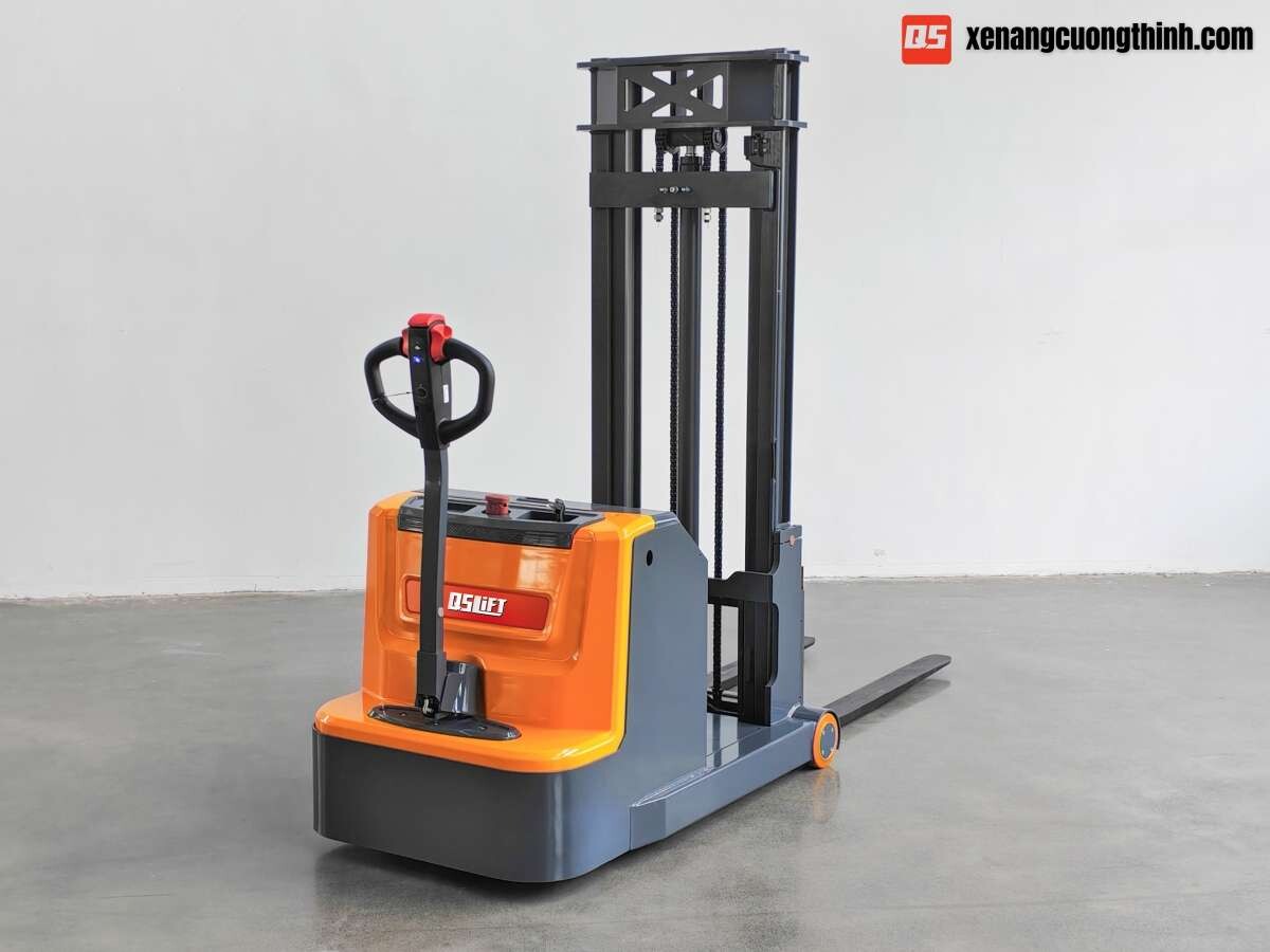 Xe nâng điện stacker có đối trọng - Đi bộ lái