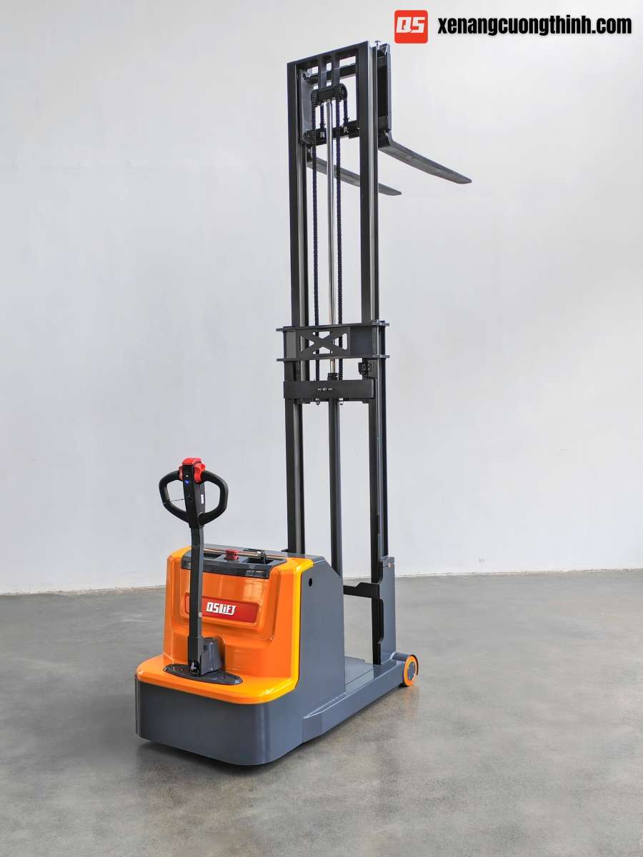 Xe nâng điện stacker có đối trọng - Đi bộ lái