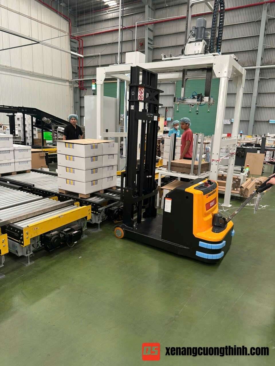 Xe Nâng Stacker Đối Trọng Pallet 2 Mặt | QSLift QES10MCB