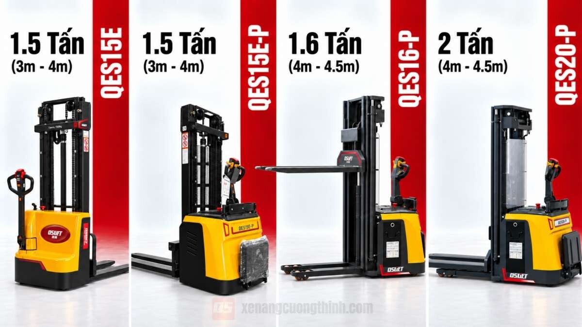 Xe Nâng Điện Stacker QSLift Chính Hãng