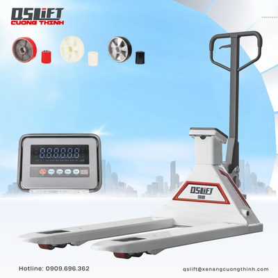Xe nâng tay 2 Tấn | Có gắn cân | QSLift SHPT20B