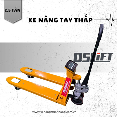 Xe nâng tay có gắn cân điện tử | QSLift SHPT20B