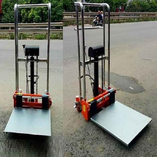 xe nâng tay cao sddj, xe nâng tay cao mini 400kg,