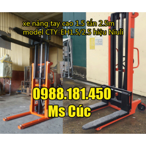 Xe nâng tay cao 1.5 tấn 2.5m Đài Loan
