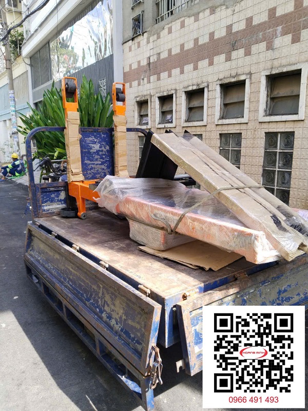 Xe nâng tay cao 1 tấn nâng cao 1 mét 6 giá rẻ - xe nâng tay cao Ichimens