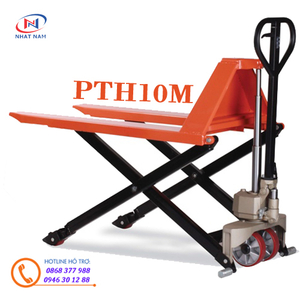 Xe nâng tay cao cắt chéo PTH10M tải trọng nâng 1000kg