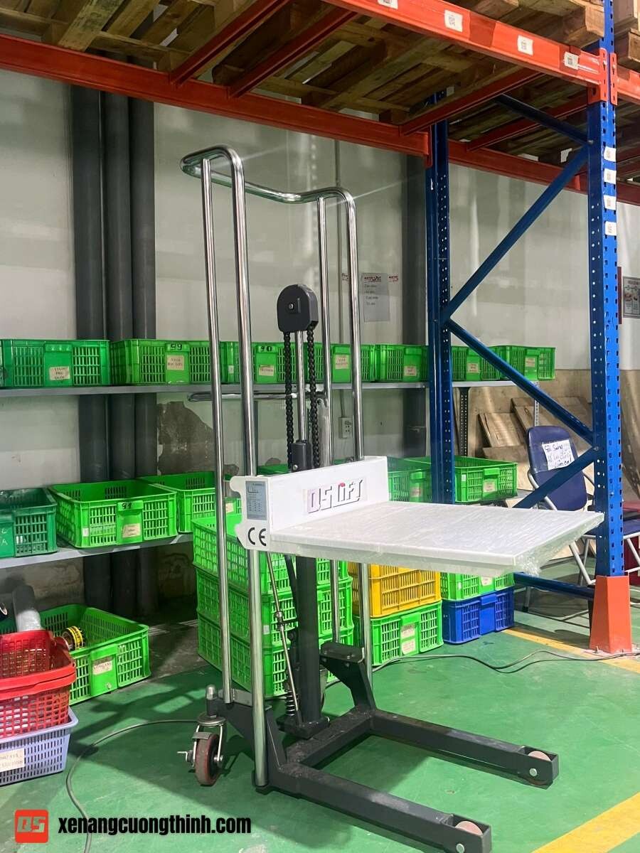Xe Nâng Tay Mini Nhỏ Gọn 200kg 400Kg QSLift PS0415 | Xe Nâng Cường Thịnh