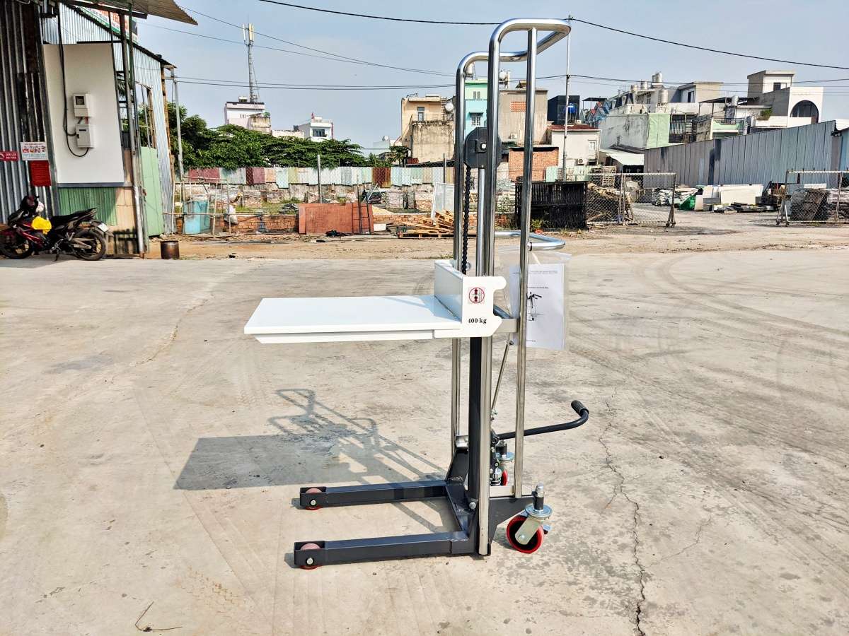 Xe nâng tay cao mini 200kg 400kg QSLift PS0415 | Xe Nâng Cường Thịnh