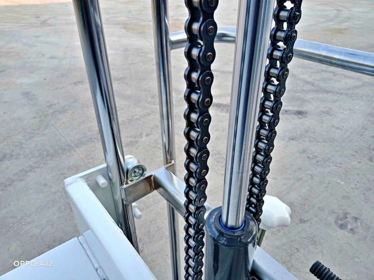 Chi tiết xe nâng tay cao mini 200kg 400kg | Xe nâng Cường Thịnh