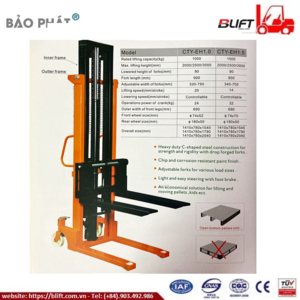 Blift Xe nâng tay cao 2m/2m5/3m Model CTY - EH Series