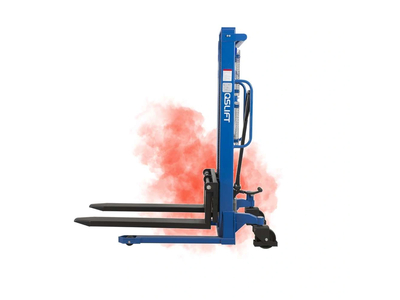 XE NÂNG TAY CAO QSLift QMS1016 1 TẤN 1.6M