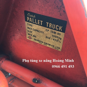 XE NÂNG TAY OPK- JAPAN CŨ 1500KG CÀNG DÀI 850MM