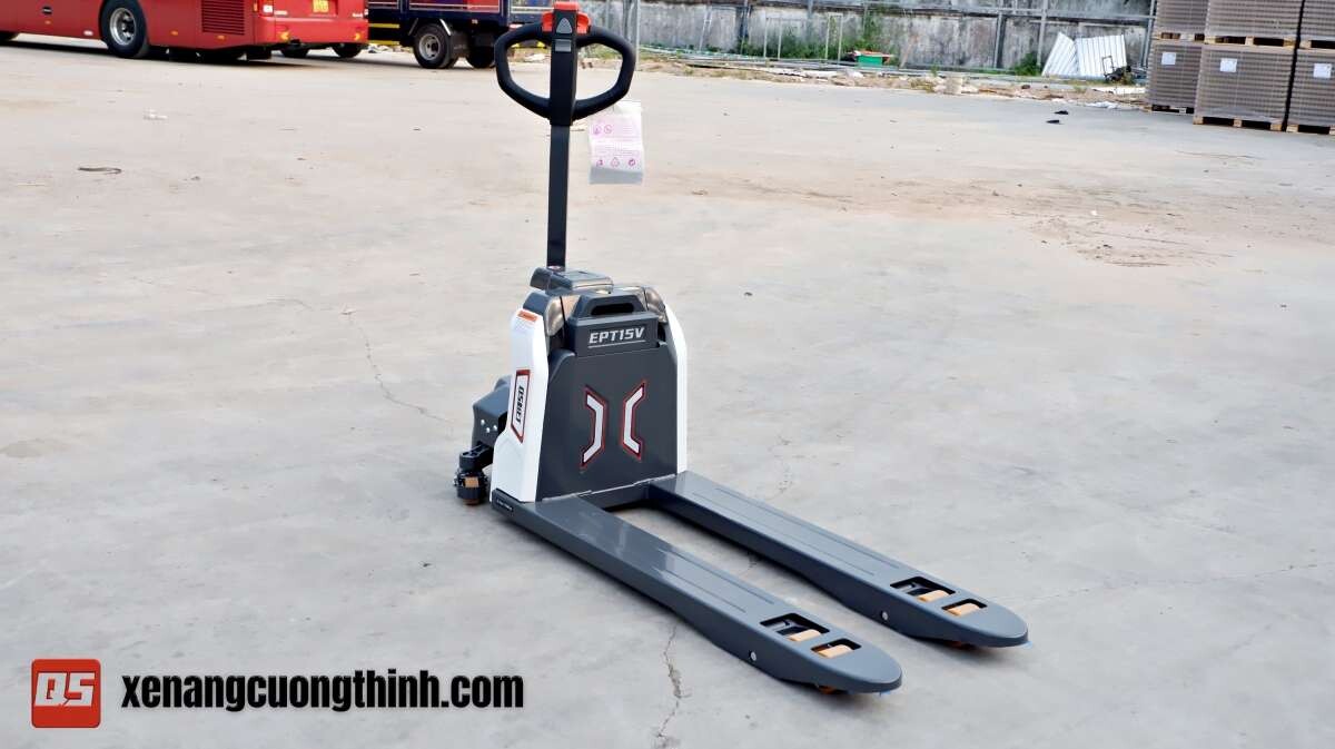 Xe nâng tay điện 1.5 Tấn Pin Lithium giá rẻ