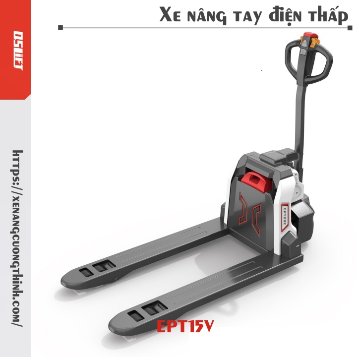 Xe nâng tay điện 1.5 Tấn Lithium giá rẻ