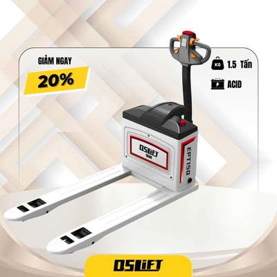 Xe Nâng Tay Điện Thấp 1500kg | 2 Ắc Quy | EPT15Q
