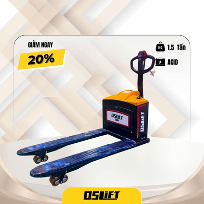 Xe Nâng Tay Điện Thấp 1500kg | 2 Ắc Quy | EPT15Q